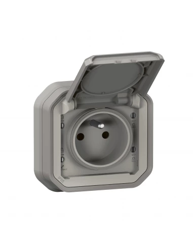 2p+t f/b gris encastre