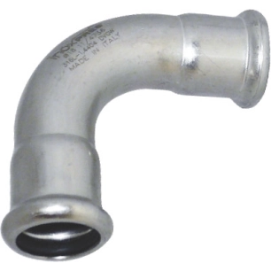 coude 90° ff 28 inox a sertir