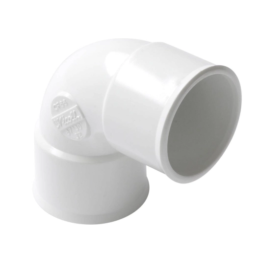 coude 90° pvc blanc ff 32mm