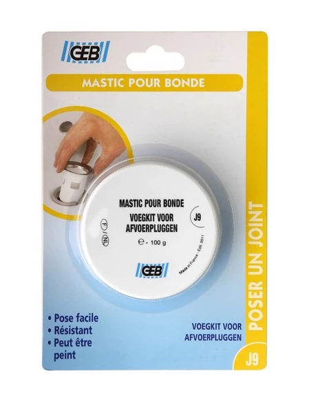Mastic d'étanchéité Pour Bonde 100g Salle de bains104018 - GEB