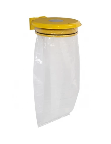 Support Sac Mural Avec Couvercle Vert Mousse Ral 6005 110 L