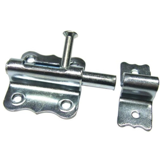 Targette Pene Rond - Lg 50mm -ZAMAC Blanc