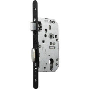 Serrure Mortaiser D455 - Cecfpf Cle I Axe A 120 Entraxe70 Dte Bout Ron Ds Noir Sans