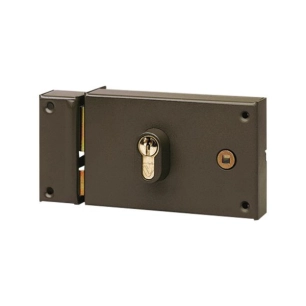 Serrure En Applique 7415 Pour Cyl Profil Europeen -HORIZONTALE - Tirag E - Gauche