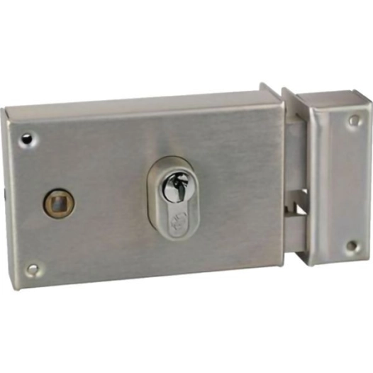 Serrure En Applique 7217 Pourcylindre Profil Europeen - Verticale - Fo Uillot - Gauche