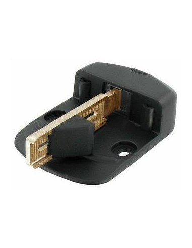 Sabot de portail noir en polyamide