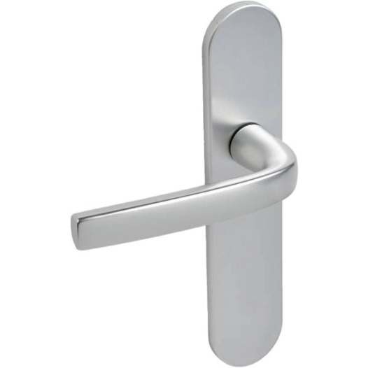 Ensemble Logio - Petite Plaque- Entraxe 165mm - Bec De Cane Argent