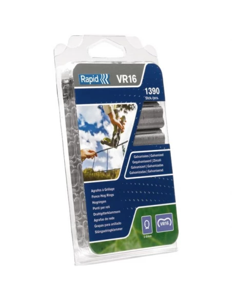 VR22 Vert - Agrafes grillage - Boite 1600 pièces - RAPID