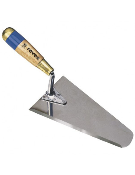 Truelle Inox Rebord À Droite 220 Mm