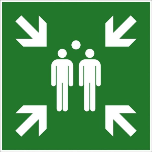 Plaque 200x200 Fleche Directionnelle