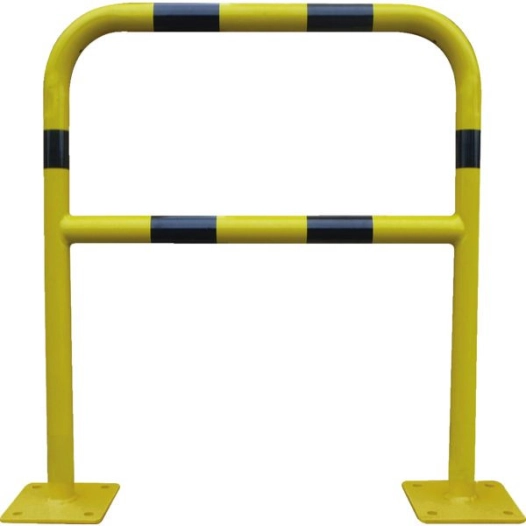 Barriere De Securite A Platineh 1m Ø 60 Mm 1000x2000noir Jaune