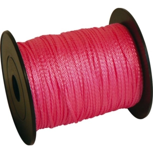 Cordeau Tressé Polypro Rose Fluo Ø1 , 5mm – Long. 200 M – 35 Kg – Ø1 – Long.
