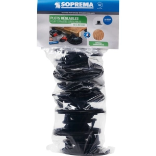 Plots A Vis Reglable Pour Lambourdes Sac De 10 Soprema® H: 40 À 60 M M