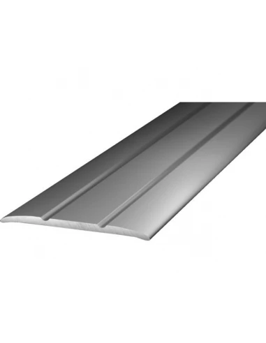 Seuil Plat Alu. Argent Strie A Visser 90 Cm 30mm