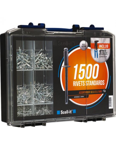 Coffret 1 Pince 1500 Rivets