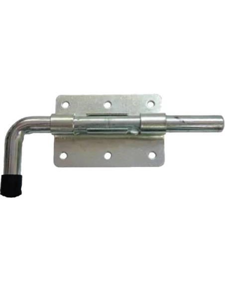 Verrou Pistolet Standard Sans Gache - D12 - Zingue Blanc