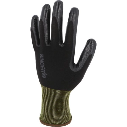 Gant Paume Enduite Nitrile - Nym313nib07 106542-7 T7 (sachet De 10 Pai Res)