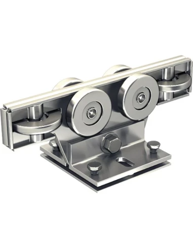 Monture Porte A Faux Gl.Acier/Roulementmonture