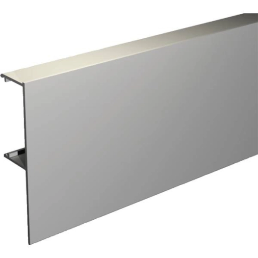 Bandeau Aluminium Anodisea Clipser - H63 - 2m