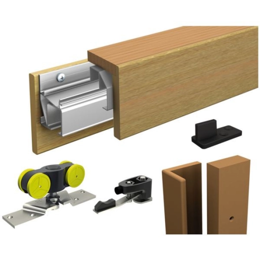 Ensemble Pret A La Pose Finition Mdf Avec Tapee -PORTE 830mm