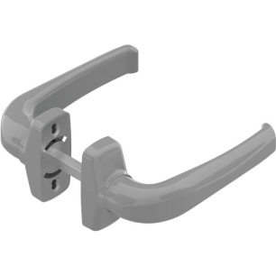 Béquille Double De Porte Crystal Noir