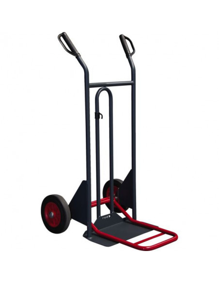 Diable 350 Kg A Basculement Assiste - Bav Fixe + Repliable - Roues Cc