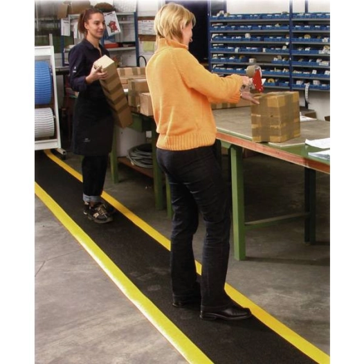 Rouleau Antifatigue Nt427 Noir/Jaune1,22x18,30 Ml Ép.9,4 Mm