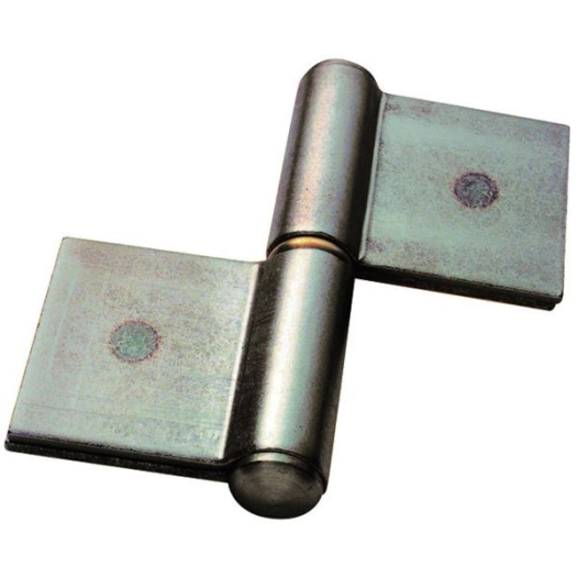 Paumelle De Grille Roulee Lame Double - Bague Laiton - 60x4 Brut