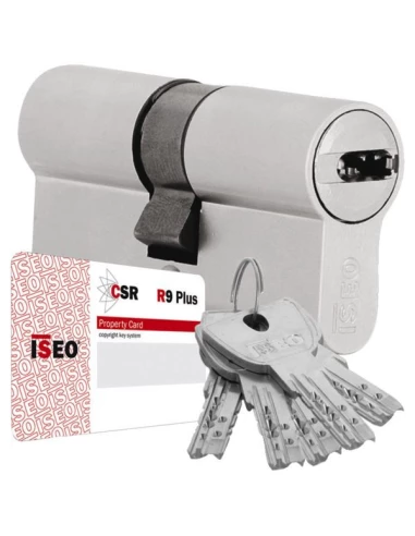 Cylindre R9+ 30*30mm Debrayable - 5 Cles - Varie -NICKELE