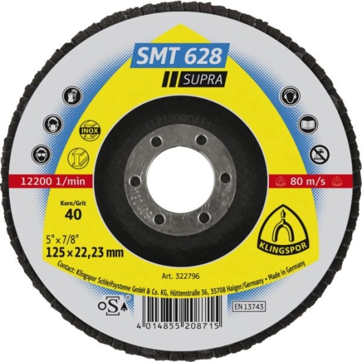 Te/Supra/Smt628/Cs461x/120/N/Ger/125x22,23 Plateaux À Lamelles