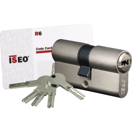 Cylindre Isr6 30*50mm -NICKELE - 5 Cles + Carte -V09