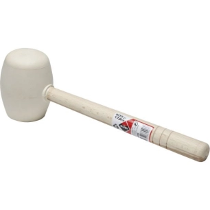 Maillet En Caoutchouc Blanc 500g 66906 Rubi
