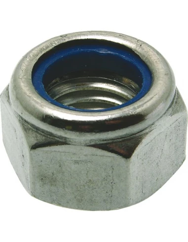 Écrous Freinés Hex Acier M 16 Écrous Freinés Hex Acier Zn Bl.