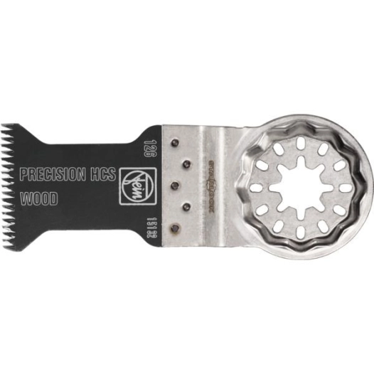 Lame E-Cut Précision Hcs Starlock 65 X 50mm. Denture Japonaise Double Pour Tous Les Matériaux Dérivés Du Bois, Les Plaques De Pl