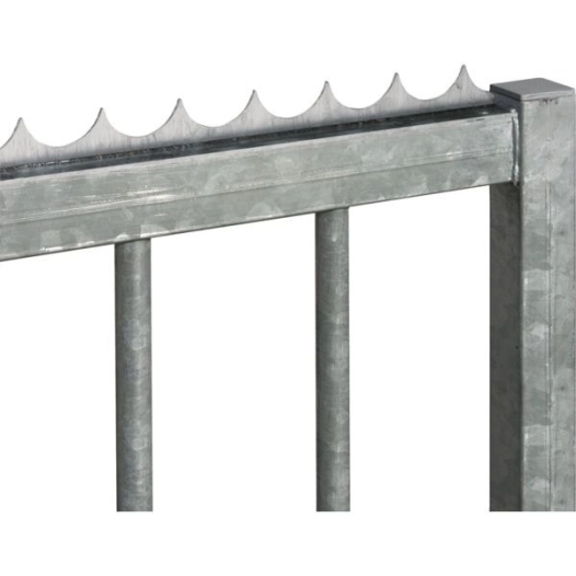 Lisse Défensive Galvanisé À Chaud À Visser Longueur 2m. Vendu à l'unité