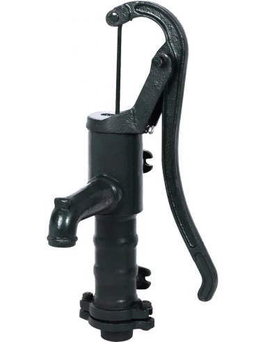 Pompe à bras murale en fonte 57 cm