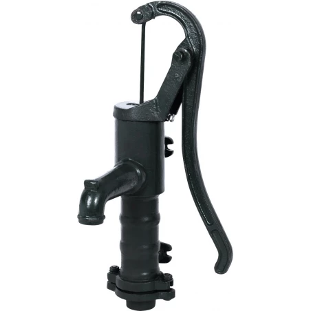 Pompe à bras murale en fonte 57 cm