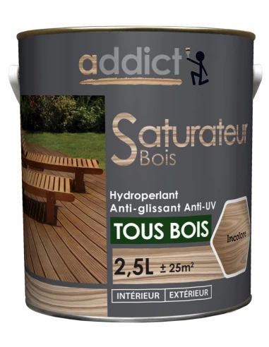 Saturateur bois 2.5 litres incolore - ADDICT