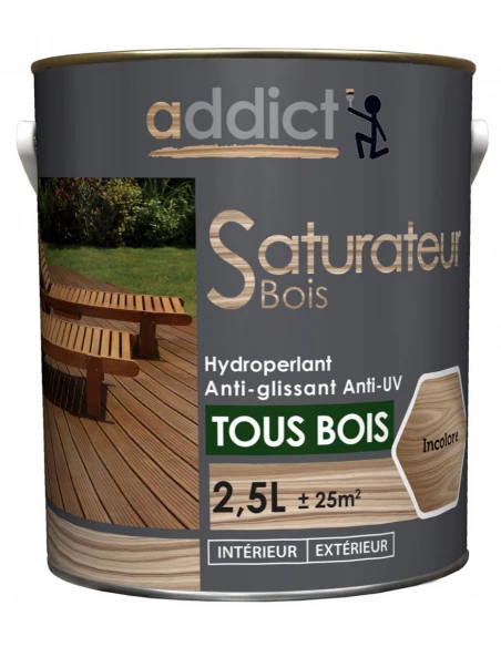 Saturateur bois 2.5 litres incolore - ADDICT