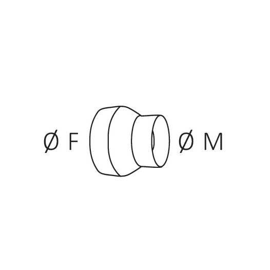 reduction inox 316 153/150