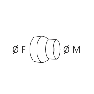 reduction inox 316 180f/150m