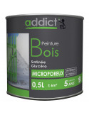 Peinture Bois 0.5 litre brun - ADDICT
