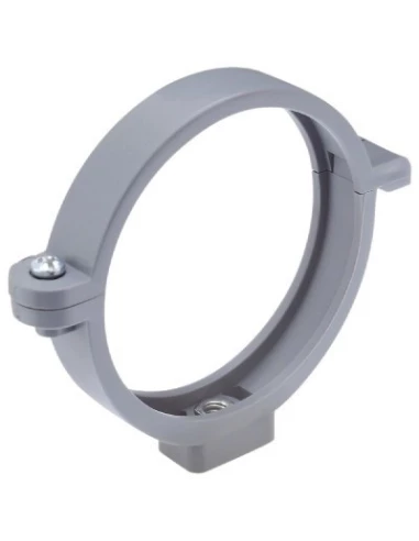 20 Collier à charniere PVC 100mm gris - GIRPI