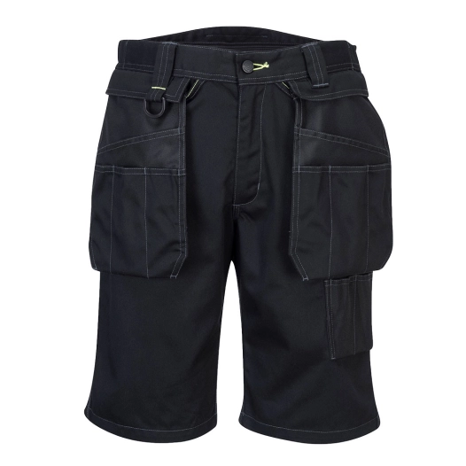 Bermuda PW3 Work couleur : Noir taille 40 - PORTWEST
