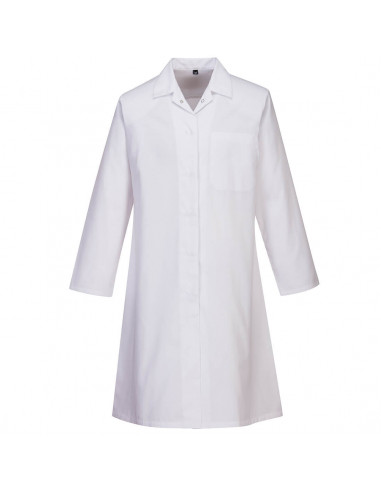 Blouse Femme Agroalimentaire, 1 poche couleur : Blanc taille XL - PORTWEST