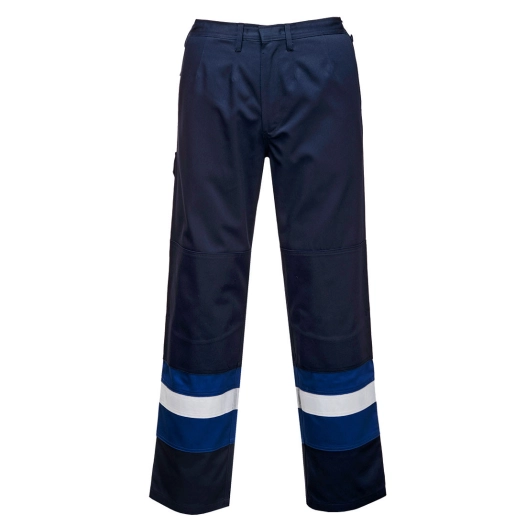 Pantalon Bizflame Plus couleur : Marine/Royal taille M - PORTWEST