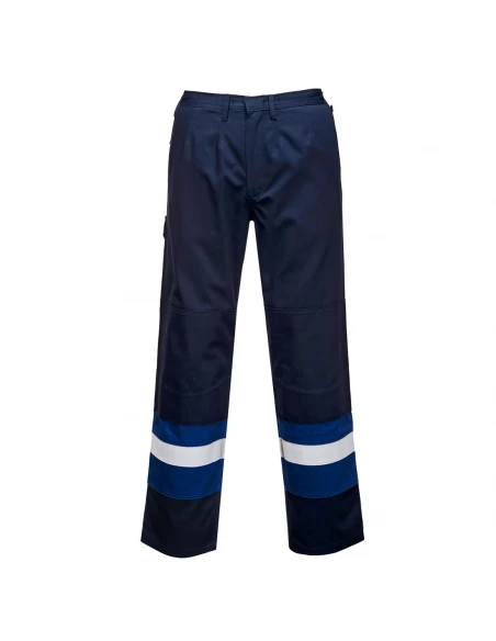 Pantalon Bizflame Plus couleur : Marine/Royal taille XL - PORTWEST