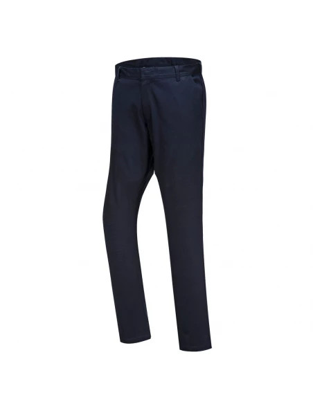 Pantalon Chino Strech coupe slim couleur : Marine Foncé taille 46 - PORTWEST