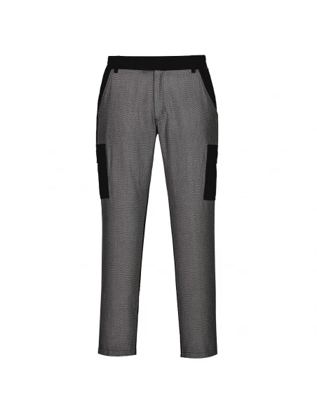 Pantalon Combat avec partie frontale résistant aux coupures couleur : Noir taille XL - PORTWEST