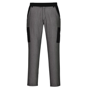 Pantalon Combat avec partie frontale résistant aux coupures couleur : Noir taille XXXL - PORTWEST
